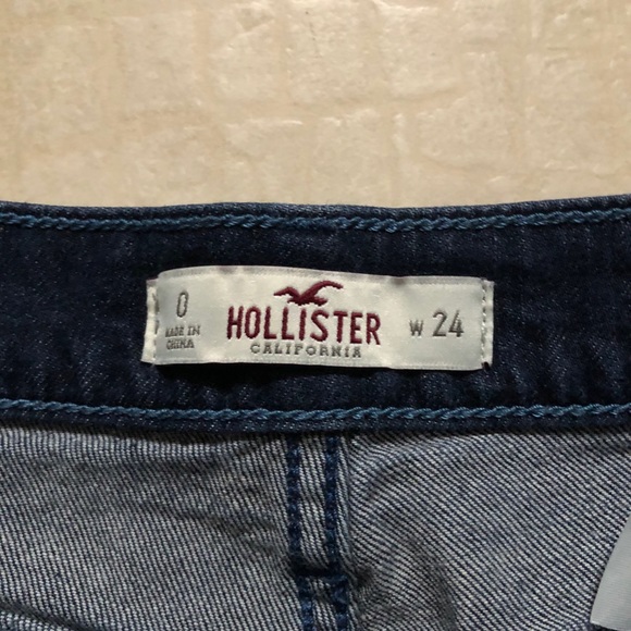 Hollister High Waisted Denim Shorts 0/24 - Picture 2 of 4